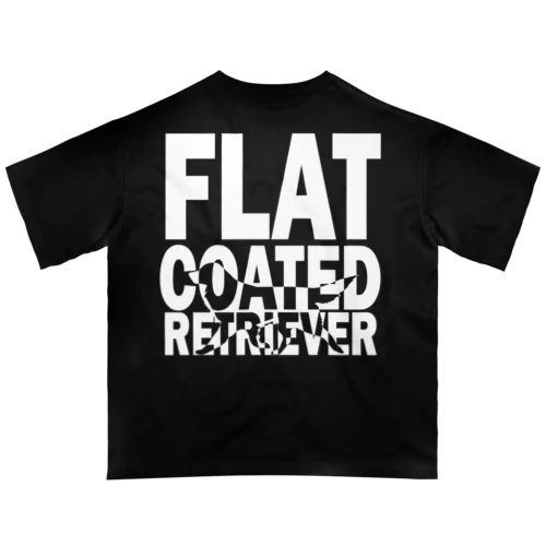 フラットを探せ！（バックプリント） オーバーサイズTシャツ