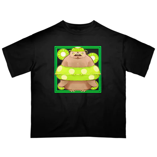 浮き輪ベビちゃん(キングペンギン) Oversized T-Shirt