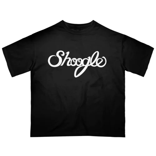 Shoogle(シューグル)ロゴ 白字 Oversized T-Shirt