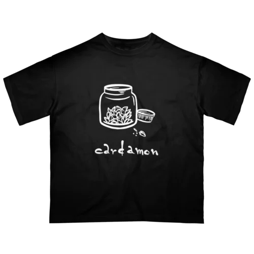 カルダモン（白） オーバーサイズTシャツ