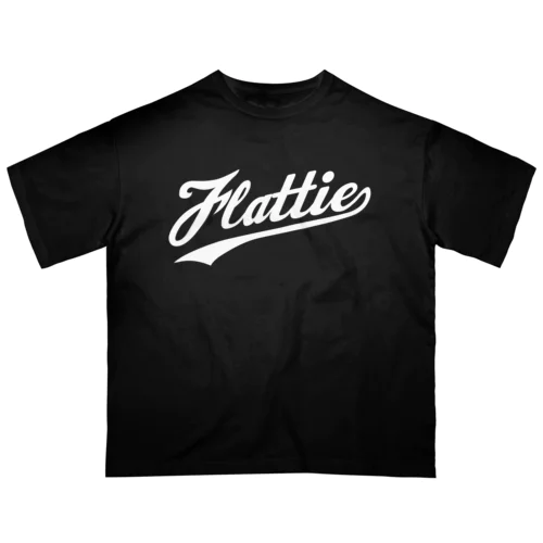 Flattie カレッジロゴ（W） オーバーサイズTシャツ