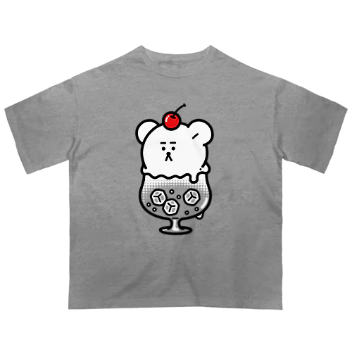 くまクリームソーダ オーバーサイズTシャツ