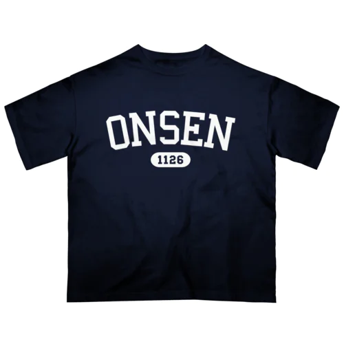 ONSEN 1126（ホワイト） オーバーサイズTシャツ