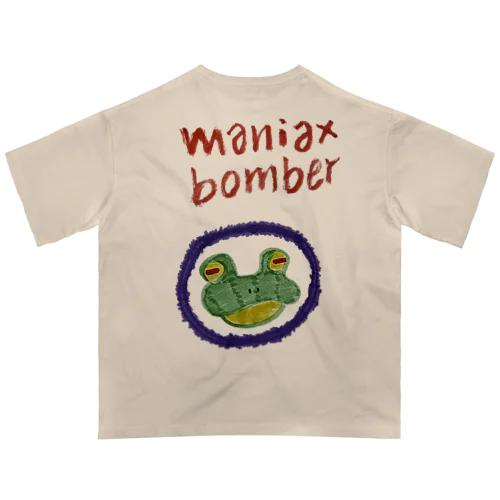 maniaxbomber カエル3代目 オーバーサイズTシャツ