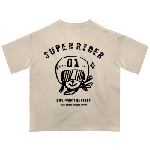 (バックプリント＋)スーパーライダー オーバーサイズTシャツ