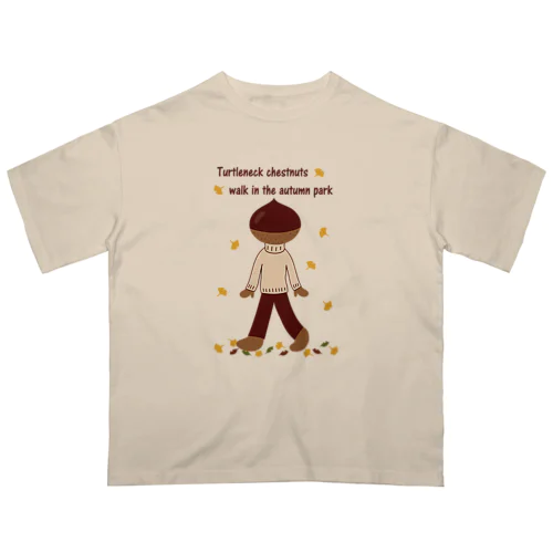 とっくりくんの秋散歩 Oversized T-Shirt