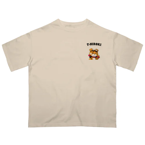 T-ヒロキホビーch クマスターデザイン Oversized T-Shirt