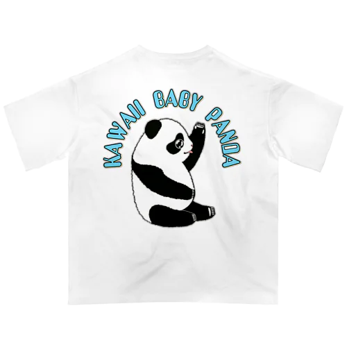 Kawaii Baby Panda　(子パンダさん) バックプリント Oversized T-Shirt