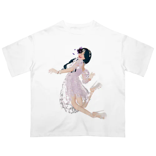 無邪気な妖精ガール オーバーサイズTシャツ