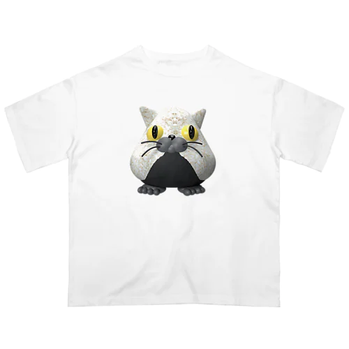 猫おにぎり🐱🍙（猫味） Oversized T-Shirt