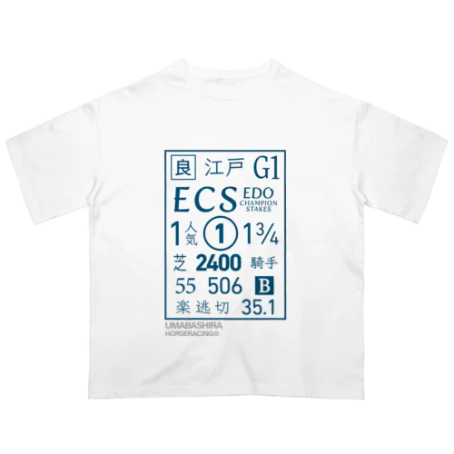 UMABASHIRA（馬柱） オーバーサイズTシャツ