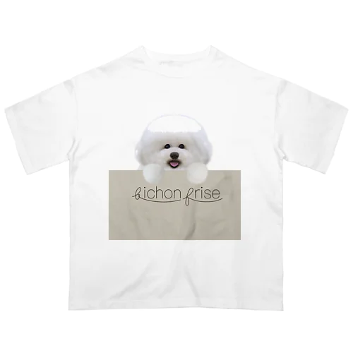 ビションフリーゼ　bichon frise  Oversized T-Shirt