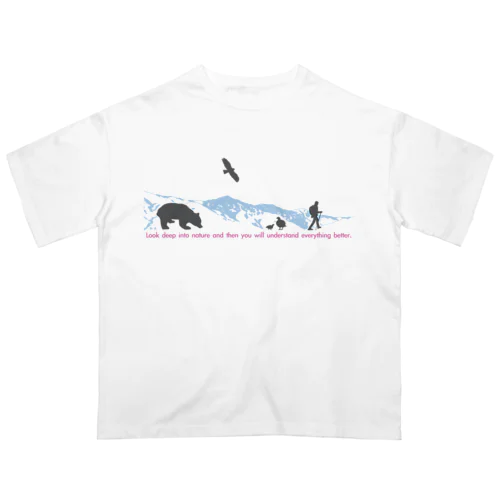 日本アルプス登山 Oversized T-Shirt