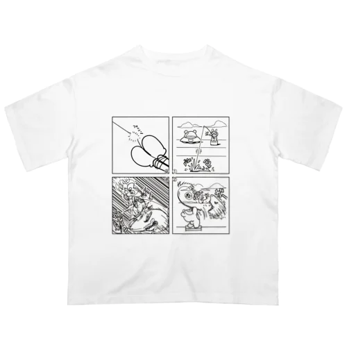 釣り オーバーサイズTシャツ