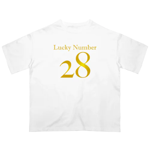 ラッキーNo.28 Oversized T-Shirt