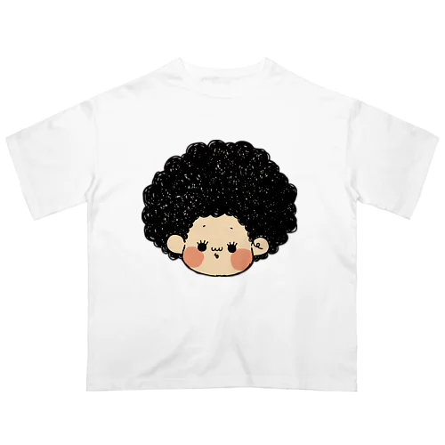 アフロなぼくちん。 オーバーサイズTシャツ