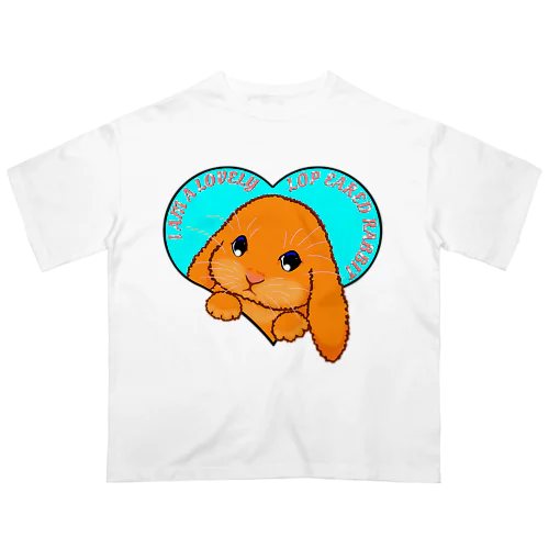 Lop eared rabbit(ロップイヤーラビット) 英語バージョン オーバーサイズTシャツ