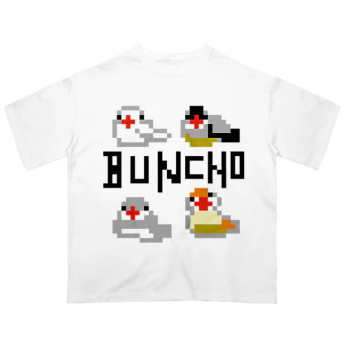 ドットな文鳥ず オーバーサイズTシャツ