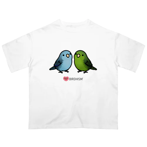 Chubby Bird 仲良しサザナミインコ Oversized T-Shirt