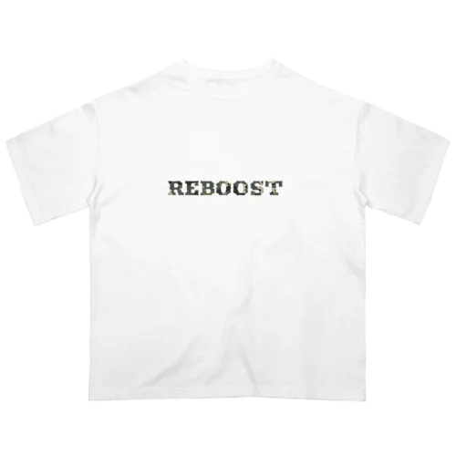 アウトドアな迷彩ロゴ【 REBOOST 】 Oversized T-Shirt