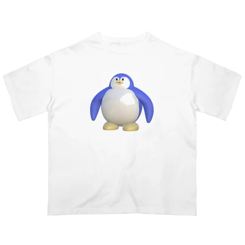 ペンギン（3D） Oversized T-Shirt