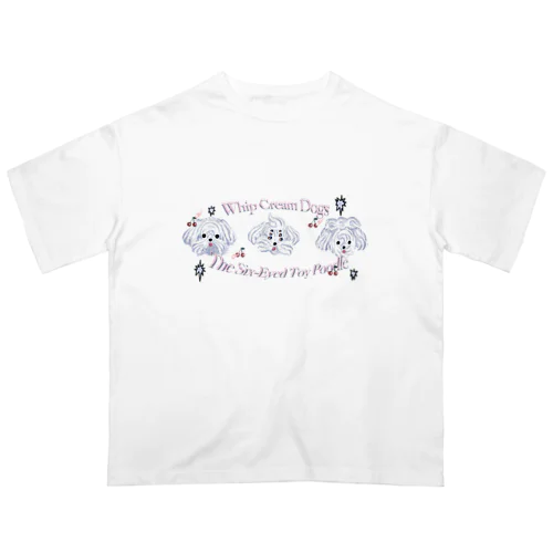 whip cream dogs Oversized T-Shirt