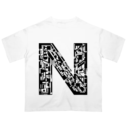 にいがたTV Nロゴ オーバーサイズTシャツ Oversized T-Shirt