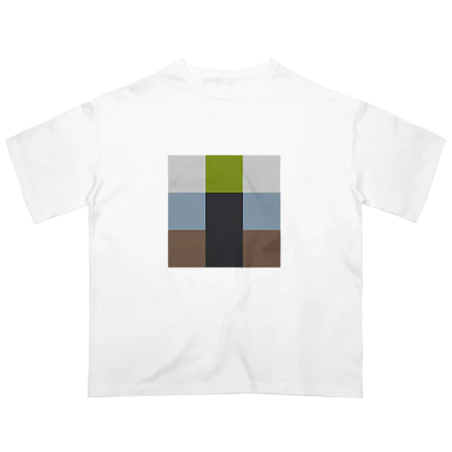 マグリット - 3×3 のドット絵 Oversized T-Shirt