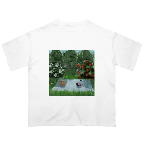 アネモネの花束 オーバーサイズTシャツ