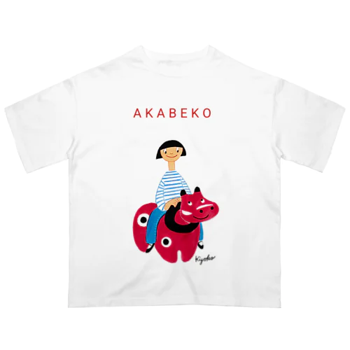 AKABEKO（大） オーバーサイズTシャツ