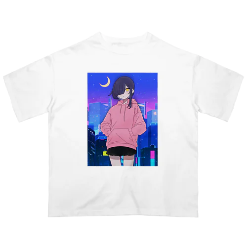 夜の街へ 望乃 Oversized T-Shirt