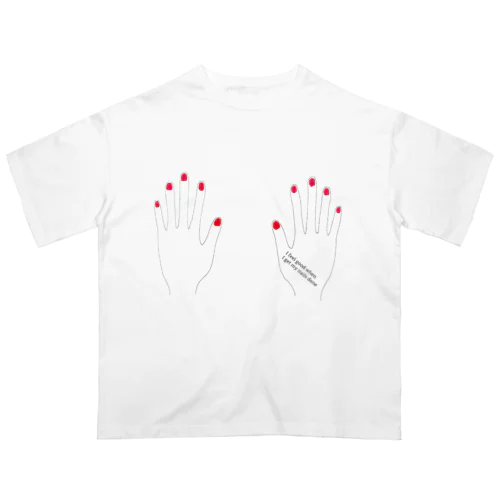 ◼️nail hand touch オーバーサイズTシャツ