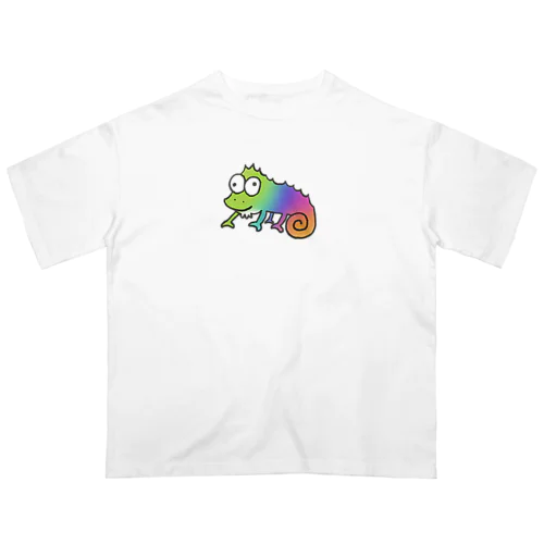 カメレオンのめろんちゃん オーバーサイズTシャツ