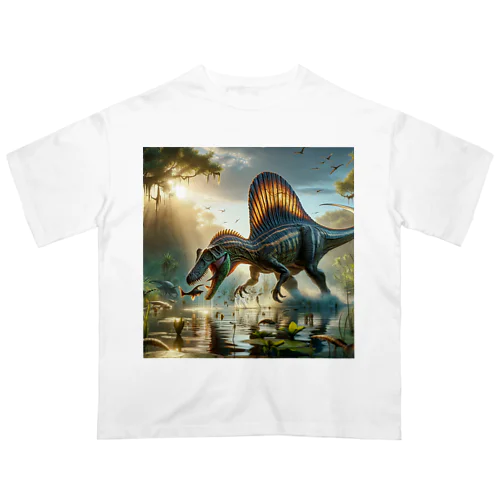 スピノサウルス　恐竜シリーズ③ Oversized T-Shirt