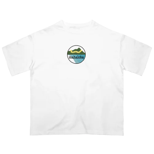 mahaloha 丸ロゴ オーバーサイズTシャツ