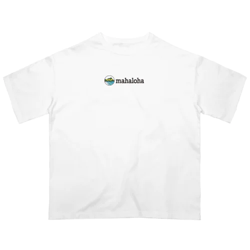 mahalohaロゴ Oversized T-Shirt