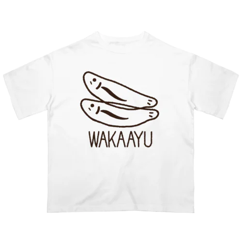 usamusiの若鮎 オーバーサイズTシャツ