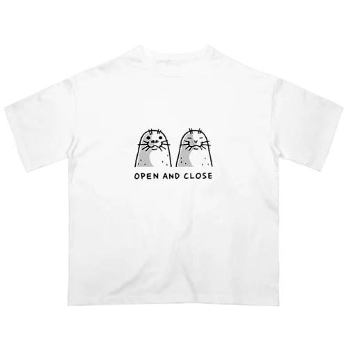 OPEN AND CLOSE オーバーサイズTシャツ