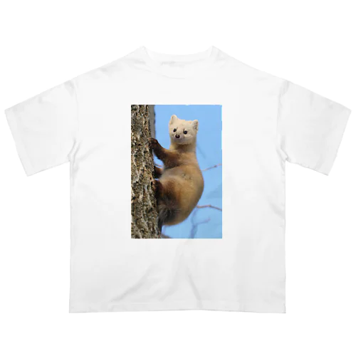 【#動物を味方に】サロベツのエゾクロテン Oversized T-Shirt