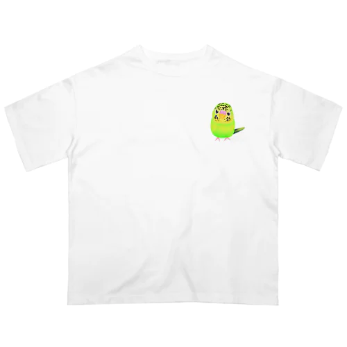 うるうる黄緑ジャンボ② オーバーサイズTシャツ