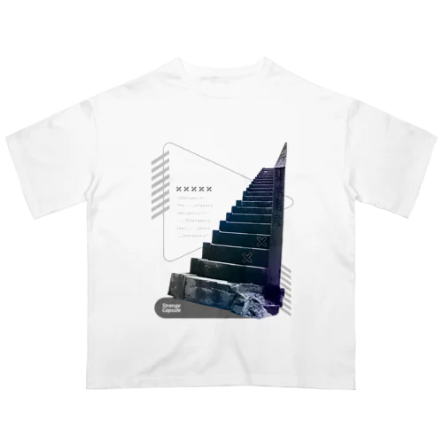 非常階段（両面） Oversized T-Shirt