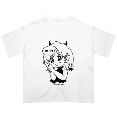 睡魔ちゃん「ねよ？」 オーバーサイズTシャツ