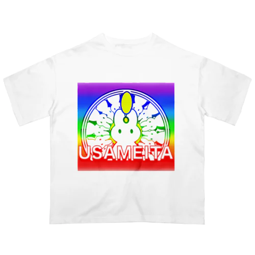 USAMEITA！ レインボー🌈🐰✨ オーバーサイズTシャツ
