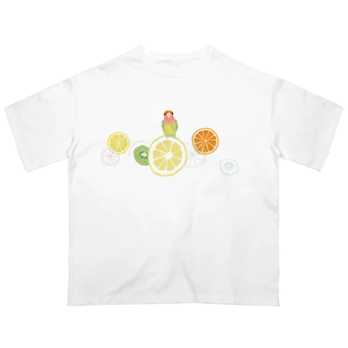 コザクラとフルーツ オーバーサイズTシャツ