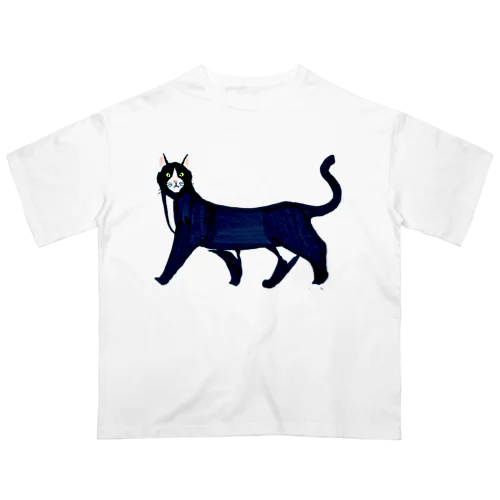 ハチワレねこ Oversized T-Shirt