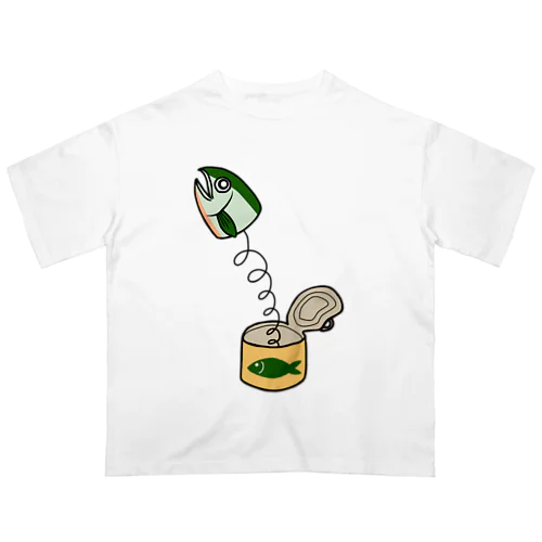 びっくり鯖缶 オーバーサイズTシャツ