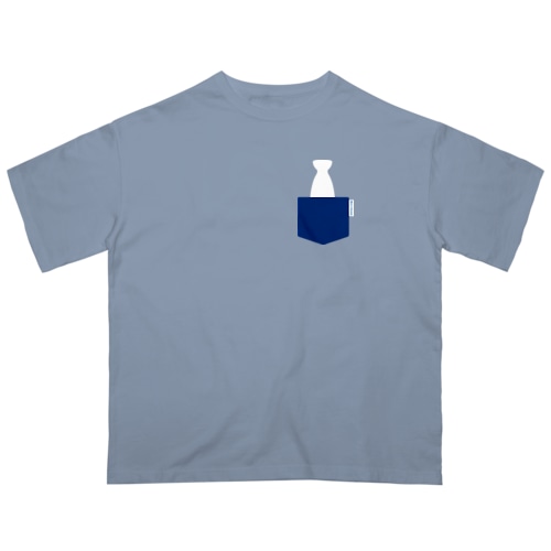 ポケットにとっくり Oversized T-Shirt