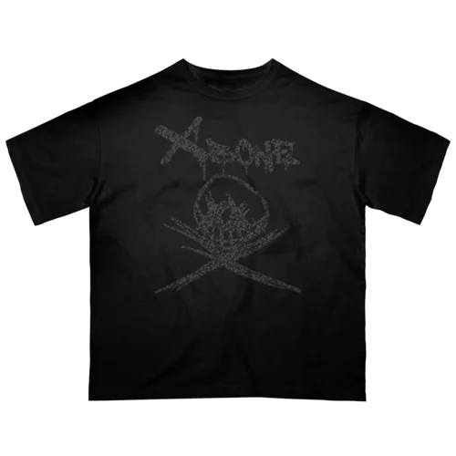 RAKUGAKIXBONE BLKCAM Oversized T-Shirt