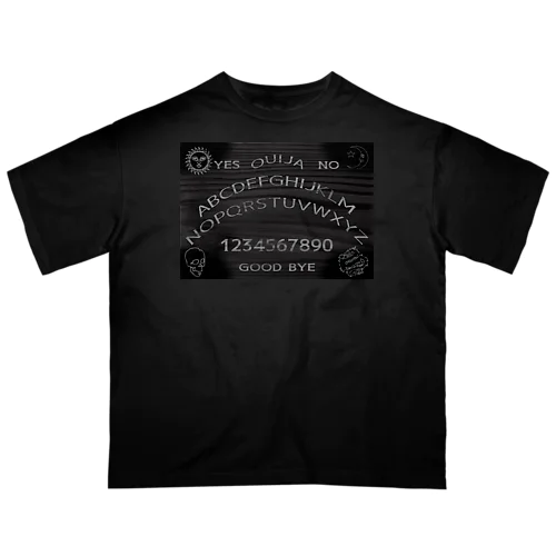 BLACK OUIJA BOARD Oversized T-Shirt