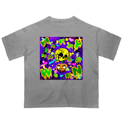 HAPPY HALLOWEEN TRICK OR TREAT Oversized T-Shirt